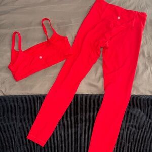 ATHLETA CARDINAL RED SET SMALL worn 1x